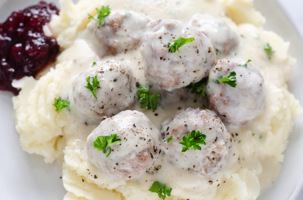 Easy Baked Swedish Meatballs