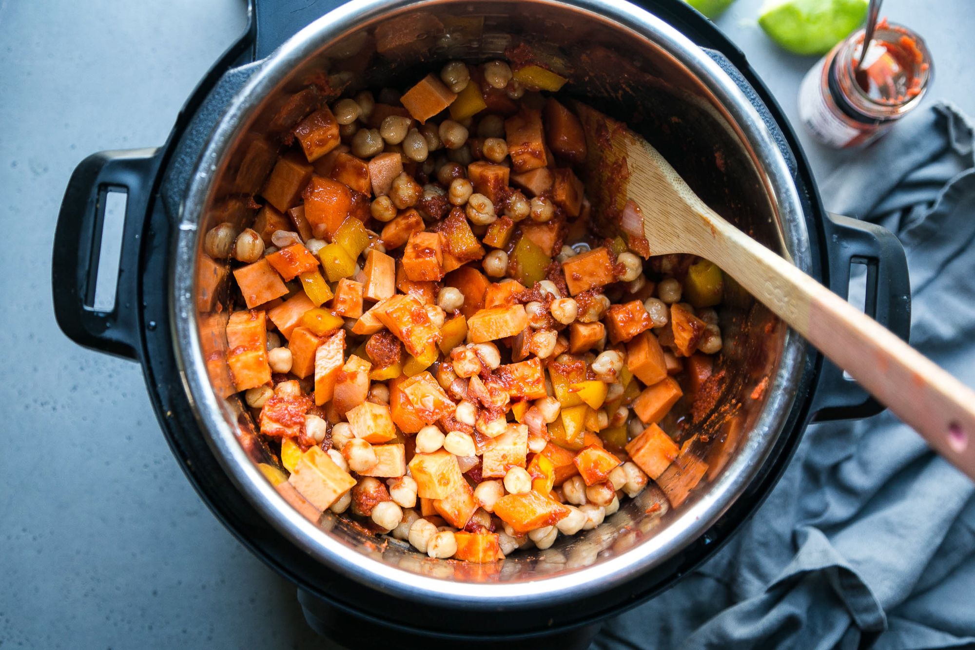 Making sweet potatoes in instant online pot