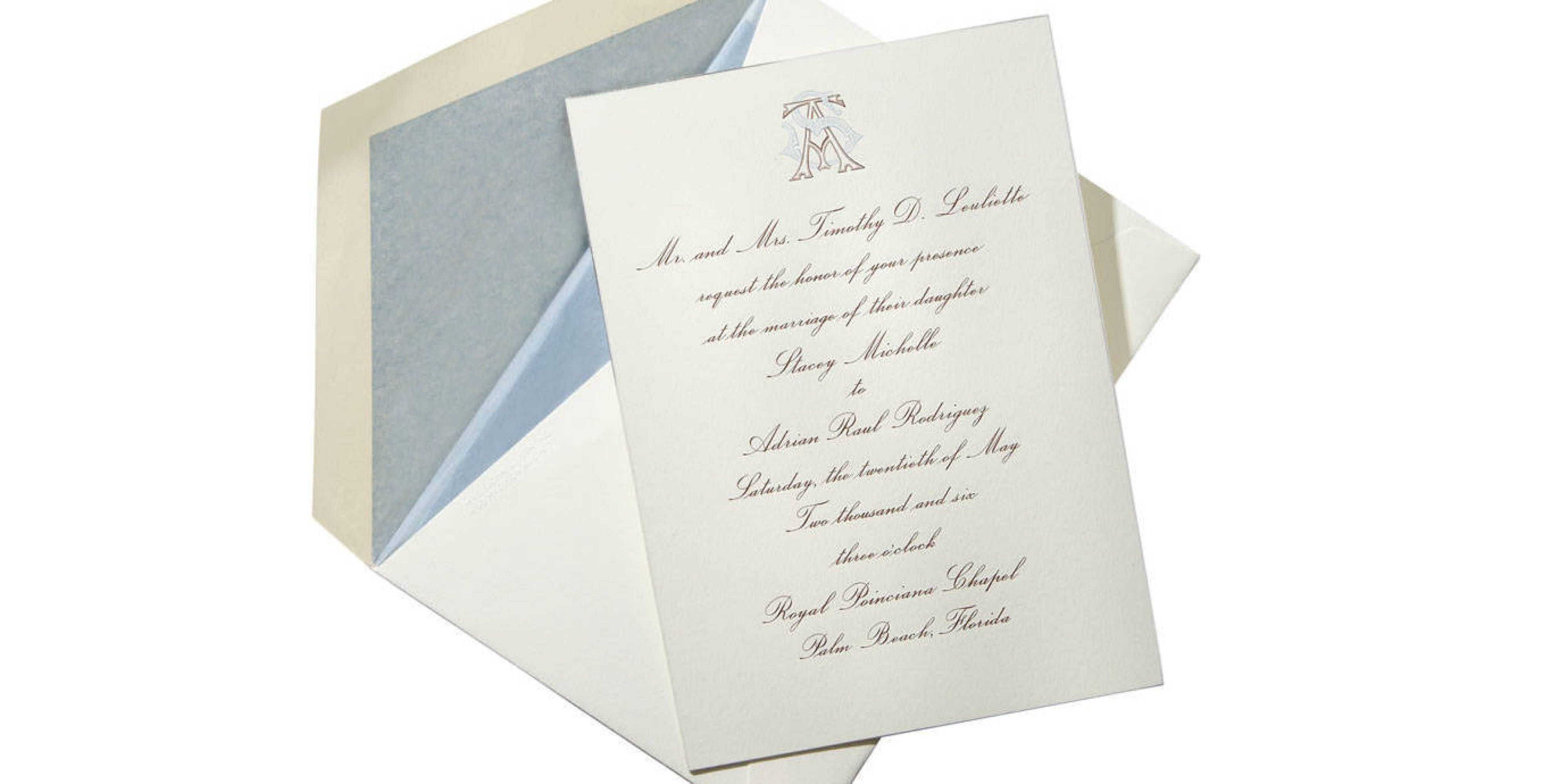 cartier wedding invitations