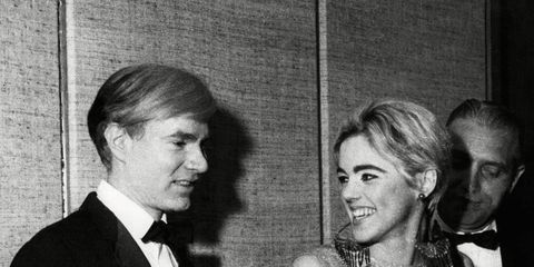 Edie Sedgwick and Andy Warhol.