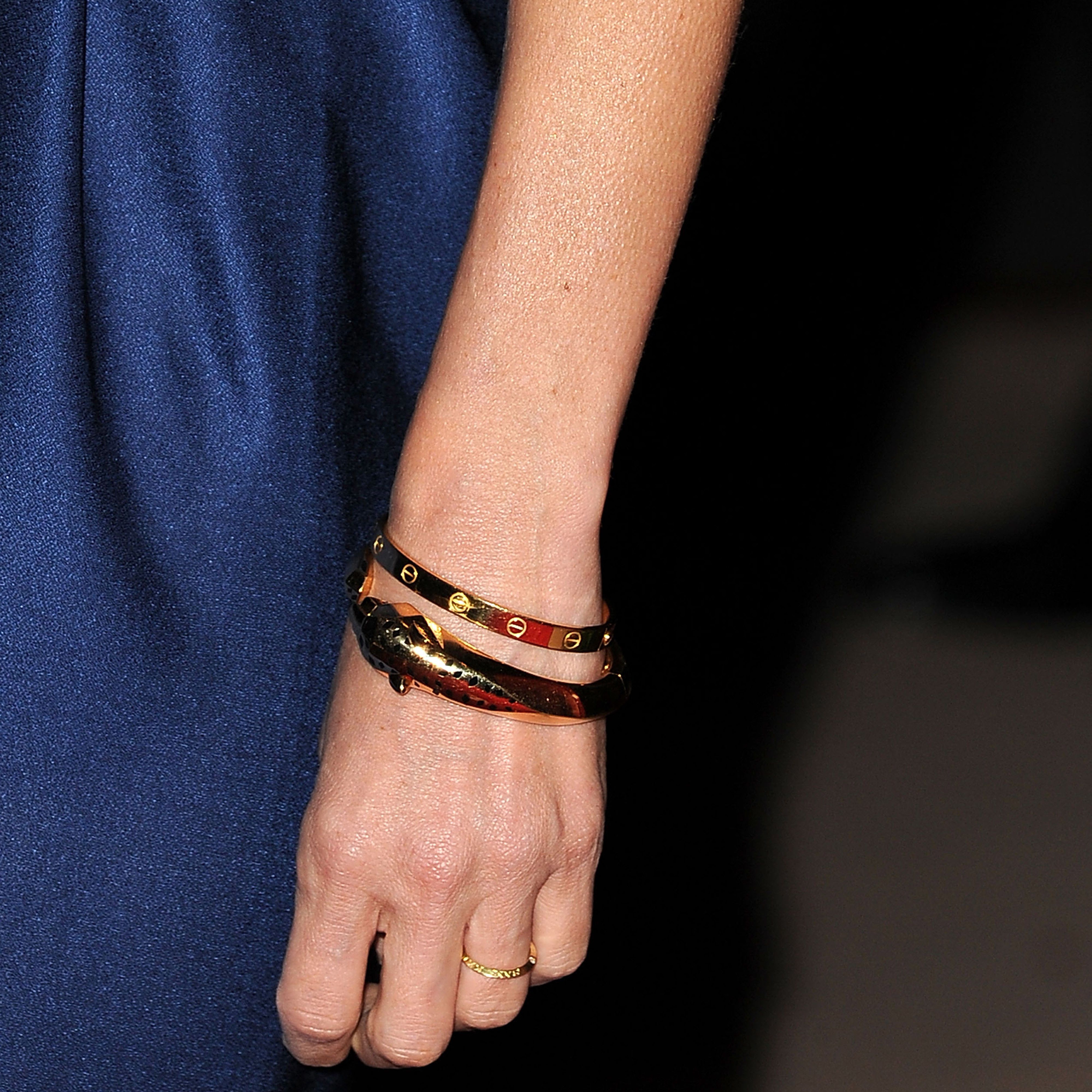 celebrities wearing cartier love bracelet