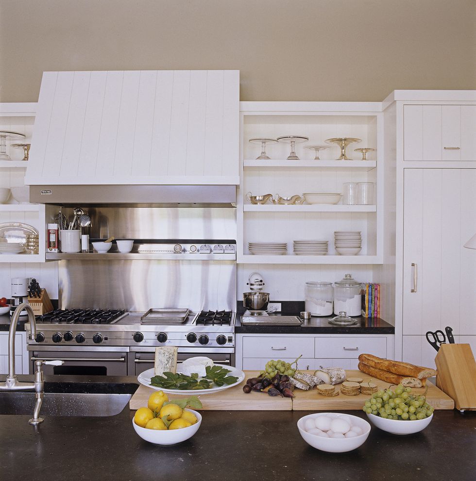 Dishware, White, Room, Food, Tableware, Cuisine, Serveware, Grey, Kitchen, Cabinetry, 
