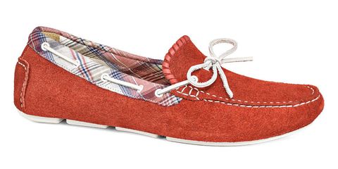 Red, Tan, Maroon, Coquelicot, Stitch, Ballet flat, Walking shoe, 