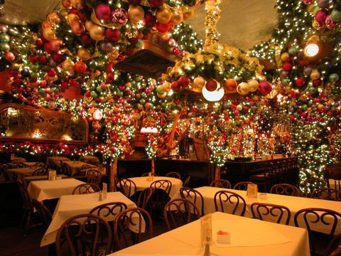 Decoration, Restaurant, Christmas, Christmas decoration, Lighting, Architecture, Tree, Function hall, Christmas eve, Christmas lights, 