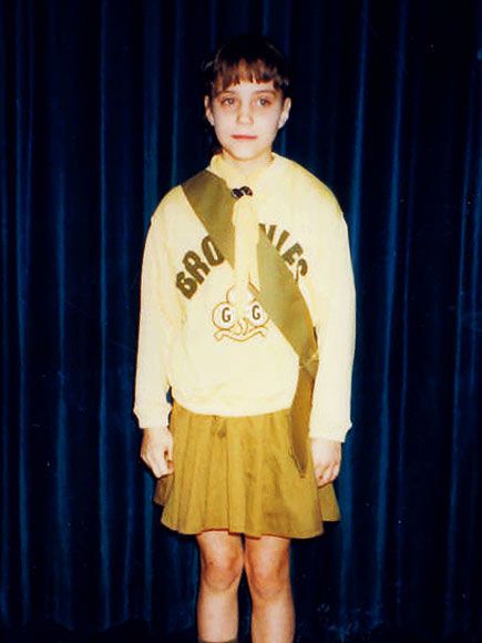 Kate Middleton in her Brownie troop uniform in 1990