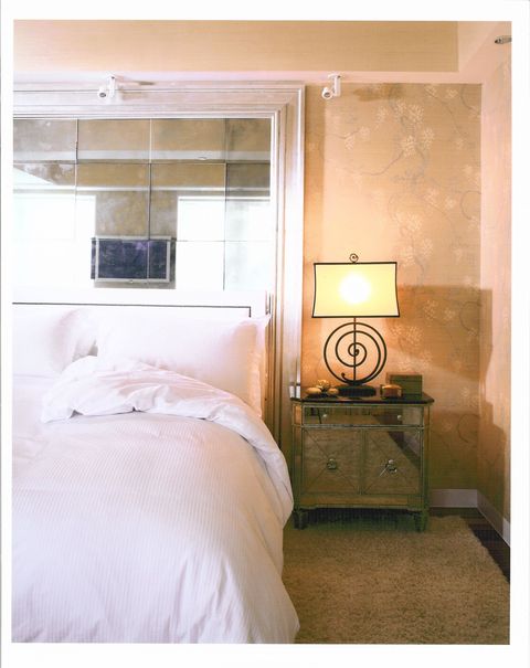 Bed, Room, Lighting, Interior design, Bedding, Bedroom, Textile, Wall, Bed sheet, Linens, 