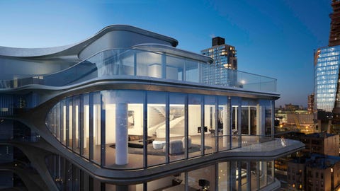 Zaha Hadid Nyc Building Pete Davidson And Ariana Grande S Apartment On The High Line