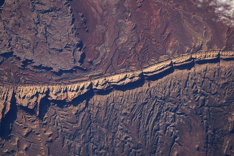 Brown, Geology, Mountain, Formation, Fault, Beige, Geological phenomenon, Badlands, Aerial photography, Canyon, 