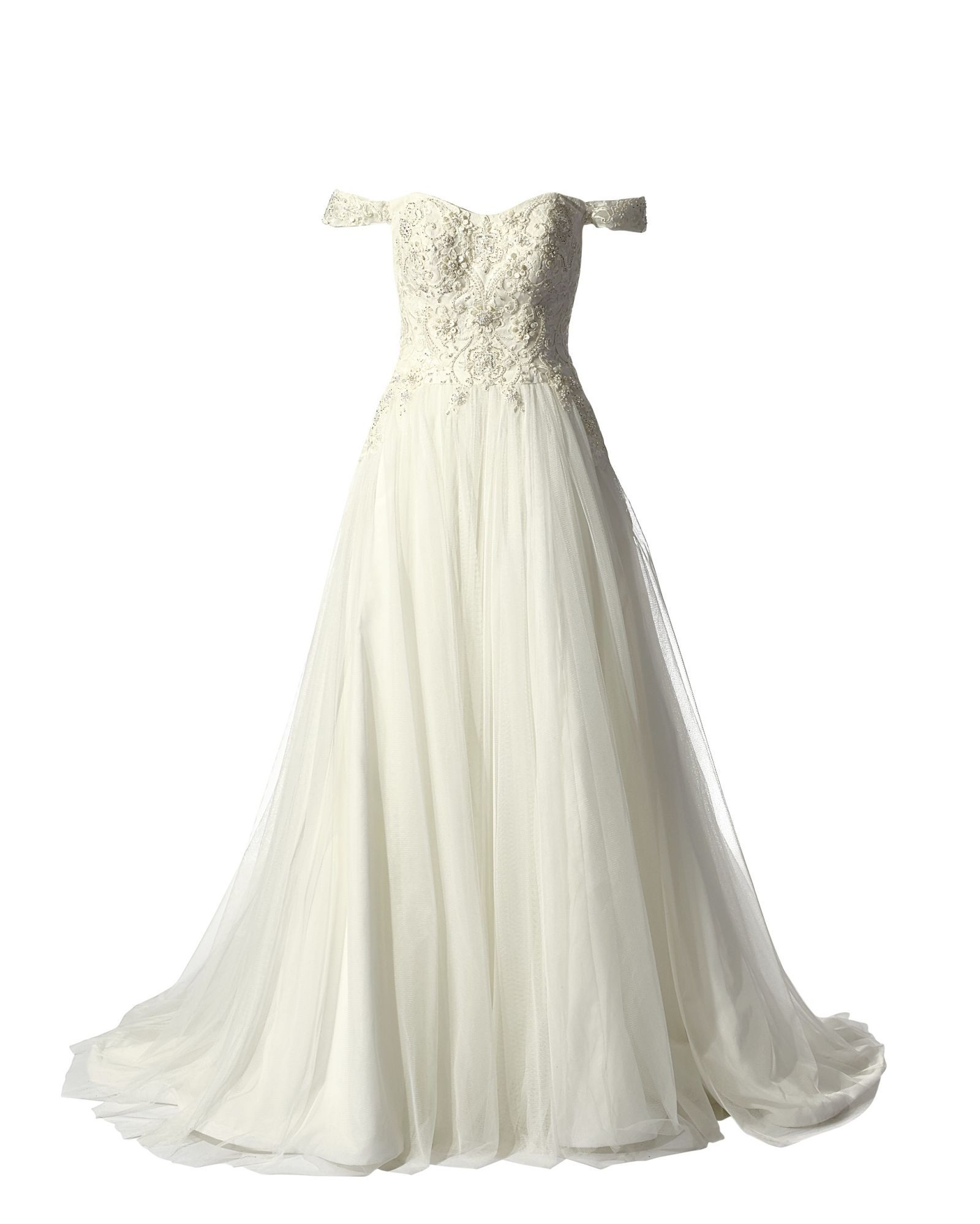 2 Piece Ballgown Wedding Dress-Matching Shawl and Purse. Brand New w/Tags |  Ball gown wedding dress, Ball gowns, Wedding dress