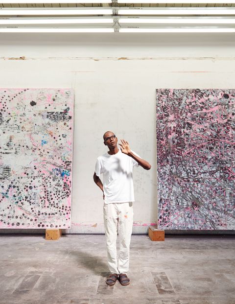 RENAISSANCE MAN : Mark Bradford, in his studio in the Florence district of South Central L.A.