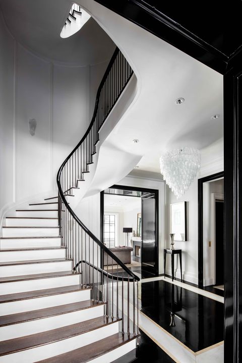 Stairs, Architecture, Interior design, Property, Floor, White, Ceiling, Room, Style, Wall, 