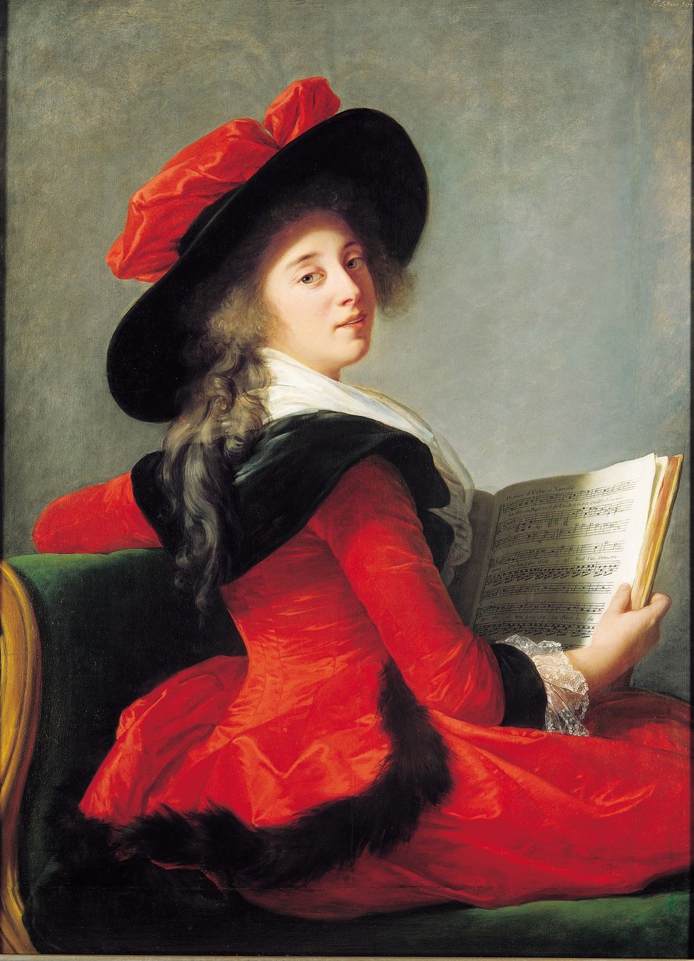 Baronne de Crussol Florensac, by Vigée Le Brun, 1785
