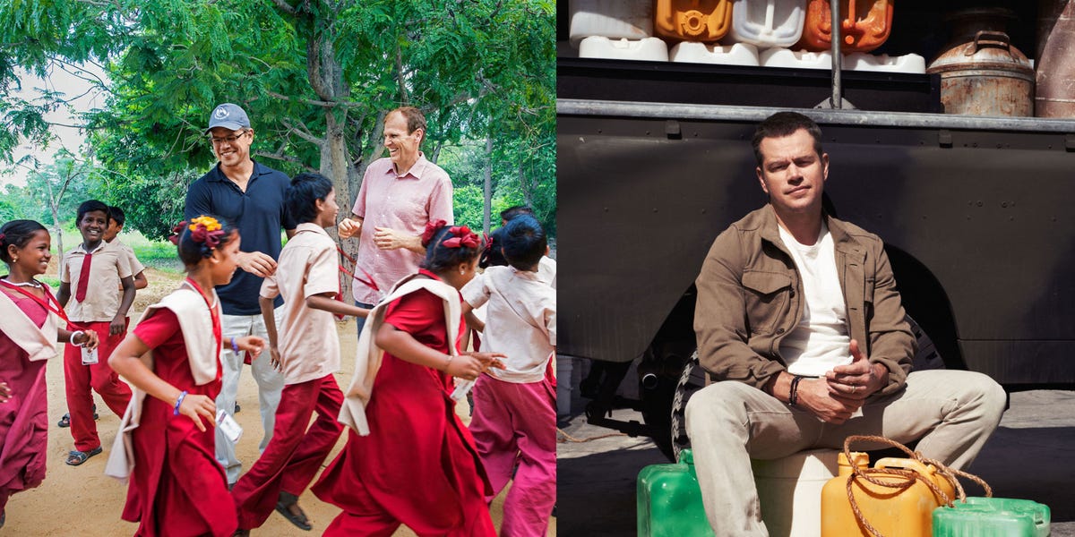 Matt Damon Water.org Interview - Matt Damon on Clean Water Non-Profit - TownandCountrymag.com