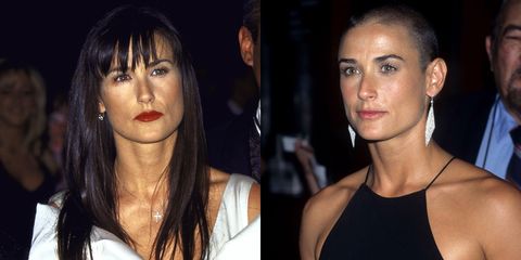 <p>One of the most iconic scenes of 1997's <em>G.I. Jane</em> finds Demi Moore shaving her head to show what she's made of in her pursuit of becoming a NAVY Seal. Two decades later, Moore's daughter Tallulah Willis had her mom give her <a href="https://www.instagram.com/p/yBD1_WOJTr/" target="_blank">the same buzz cut</a>. </p>
