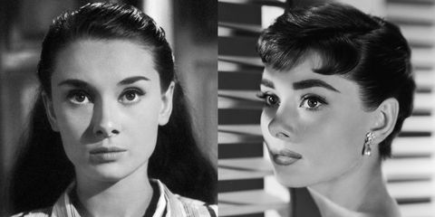 <p>Hepburn may have chopped off her long locks for her coming-of-age role in <em>Sabrina</em> (1954), but the modern coiffed bob became one of her signature looks in the decades that followed. </p>