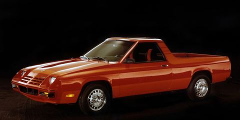 <p>Utes are awesome, but names like Ranchero and El Camino aren't. Dodge took a different approach and named its ute the much-more-aggressive-sounding Rampage.</p>