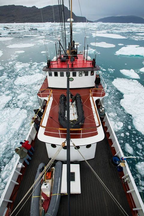 <p><strong></strong><strong>Travel By: </strong>Deep-sea trawler</p><p><strong>The Journey:</strong> The Cape Race, a deep-sea fishing trawler-turned-expedition yacht, is the ideal way to get to the most remote areas of the Arctic (the hull is reinforced against ice and it can travel 7,000 miles without refueling). You can book the boat to be repositioned for trips anywhere in the world, but its particular anatomy suits the Arctic. The boat sleeps up to 16 guests.</p><p><strong>Trip Highlights: </strong>This boat is built for those looking for a serious expedition—it's fully equipped for science and research trips, but is just as good for a leisure adventure to the most famous glaciers such as Jakobshavn, Kangilerngata Sermia, and Torssukataq.</p><p><em>Rates start at $9,338.</em></p><p><a href="http://mvcaperace.com/"><u>mvcaperace.com</u></a></p>