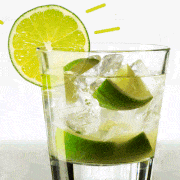 Green, Lemon, Drink, Citrus, Liquid, Ingredient, Cocktail, Produce, Tableware, Glass, 