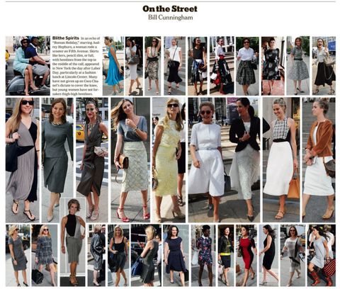 T&C's Sarah Bray featured in Bill Cunningham's 