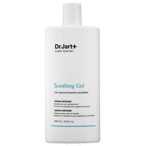 <p><em><strong>$32 </strong></em><em><strong><a href="http://www.sephora.com/every-sun-day-soothing-gel-P407386" target="_blank" class="slide-buy--button">BUY NOW</a></strong></em></p><p>Creams serve their purpose, but when skin feels overheated, the best remedy is a cold one. Store Dr. Jart's post-sun gel in the fridge to combat the effects of sun exposure. Gentle enough to apply over the face and body, it's been formulated with 81 percent aloe vera extract and 10 percent cypress water to purify damaged cells in a hurry.
</p><p><strong>More:</strong> <a href="http://www.bestproducts.com/beauty/g1378/aloe-vera-lotion-cream/" target="_blank">Aloe Vera Lotions to Soothe and Smooth Dry Skin</a><br></p>