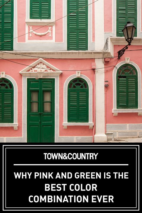 Pink and Green Color Combination