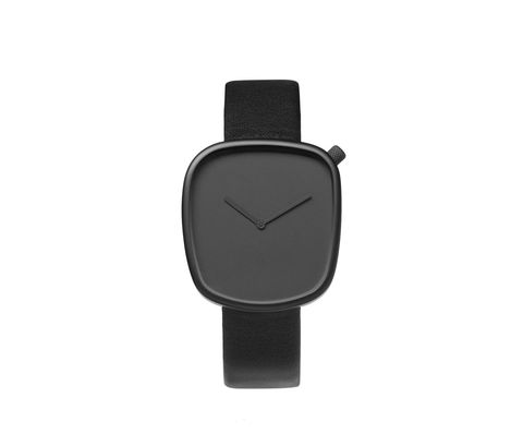 Watch, Watch accessory, Technology, Rectangle, Brand, Strap, Watch phone, Clock, Silver, Square, 