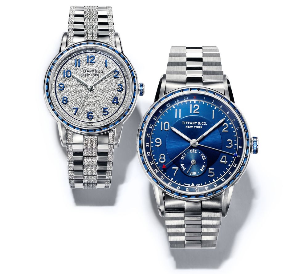 Blue, Product, Analog watch, Watch, Glass, Photograph, White, Watch accessory, Metal, Font, 