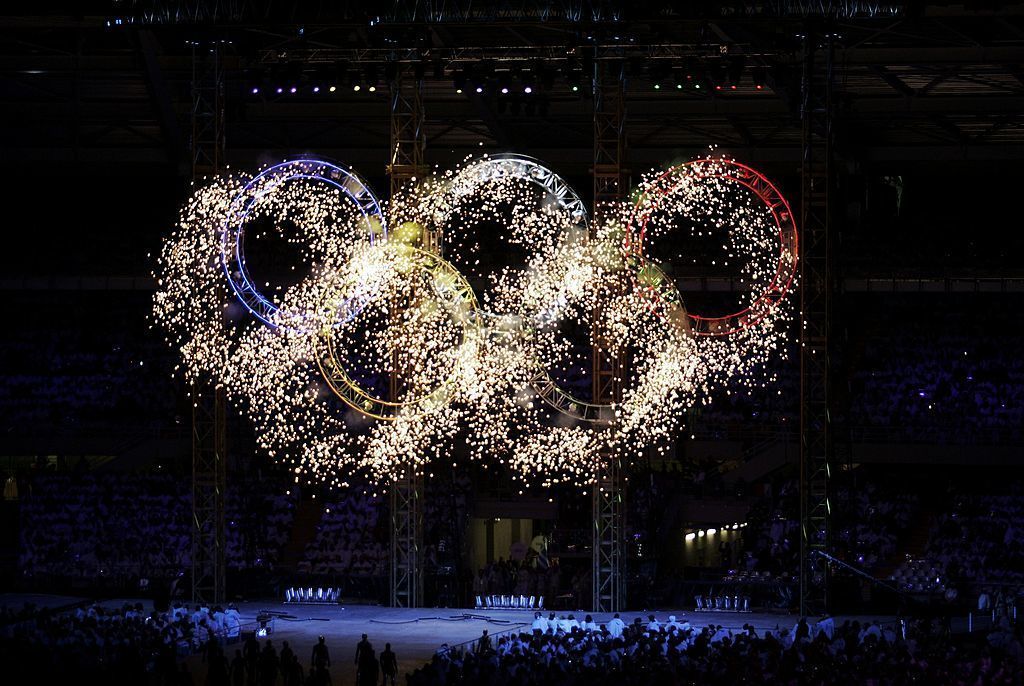 2016 Summer Olympics opening ceremony 2020 Summer Olympics 2018 Olympic  Winter Games Rio de Janeiro, Olympic rings, ring, text, sport png | PNGWing
