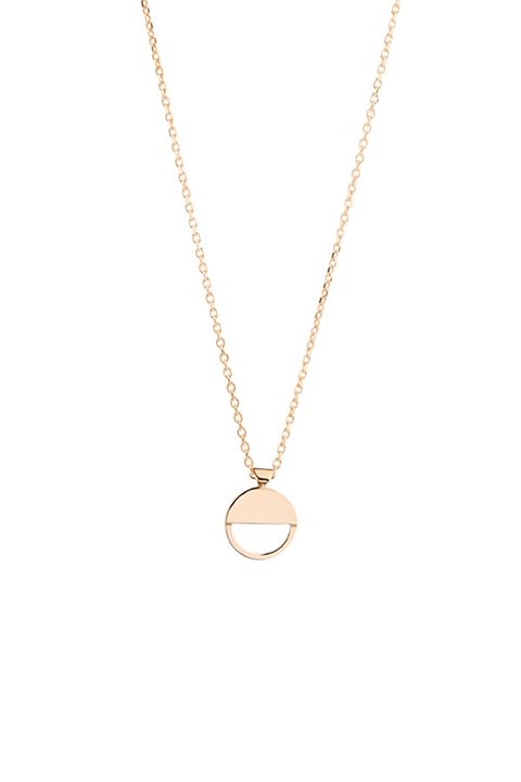 <p>To signify your love of Pokémon Go. JK.</p><p>$135, <a href="https://www.maria-black.com/collections/necklaces/products/caro-necklace-rose-gold" target="_blank">maria-black.com</a>.</p>