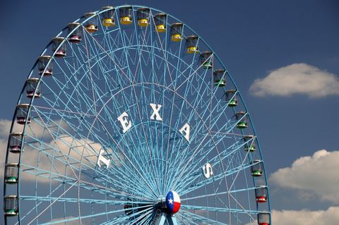Nature, Ferris wheel, Daytime, Colorfulness, Infrastructure, Spoke, Recreation, Photograph, Amusement ride, Line, 