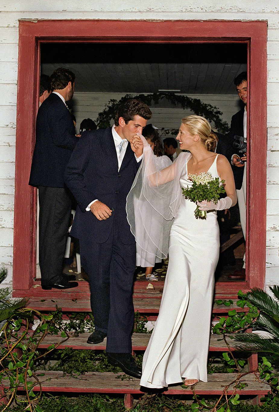 Carolyn Bessette and John F. Kennedy Jr. were married in a secret ceremony on Cumberland Island, off the coast of Georgia, on September 21, 1996. The evening ceremony took place in the wood-frame Brack Chapel of the First African Baptist Church.Sep 21, 1996