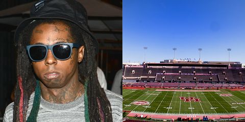 <p><strong>University of Houston</strong></p><p>Dwayne Michael Carter Jr., AKA Lil Wayne, attended the University of Houston where he majored in political science. </p><p>In a <a href="http://www.mtv.com/news/1496842/lil-wayne-hits-the-books-in-h-town-stays-with-his-cash-money-crew/" target="_blank">2005 interview with MTV</a>, Lil Wayne talks about his decision to go to college.</p><p>"I'm not going back to school," clarified Wayne, who's been making music professionally since he was 9 years old and recently acquired his GED. "I'm really going to school for the first time."<br></p>