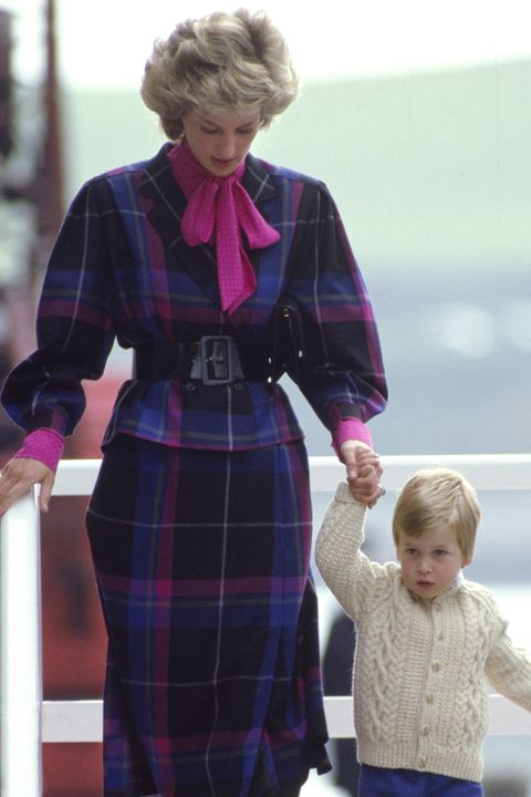 Royal family wearing plaid