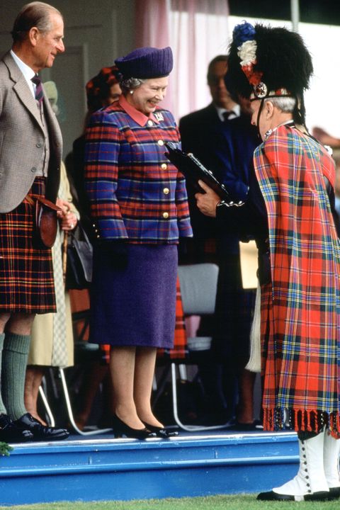 Royal family wearing plaid