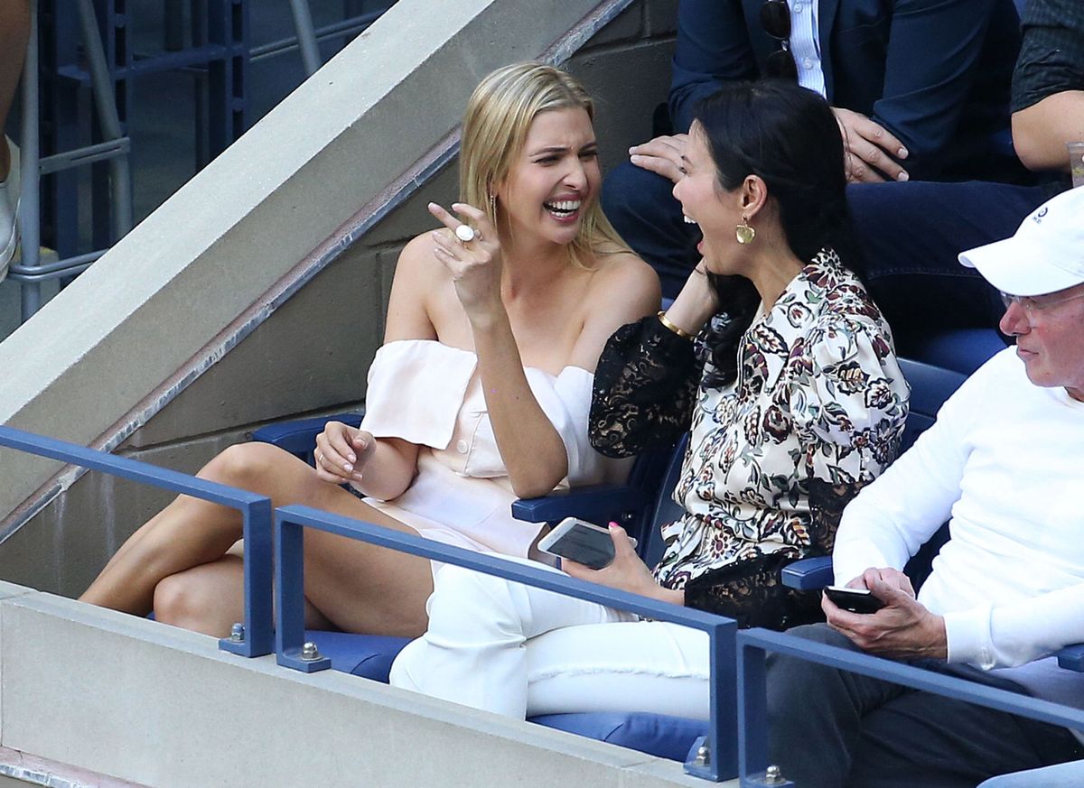 Ivanka Trump And Wendi Deng At The US Open