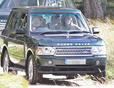 Queen Elizabeth Driving Balmoral King Felipe And Queen Letizia