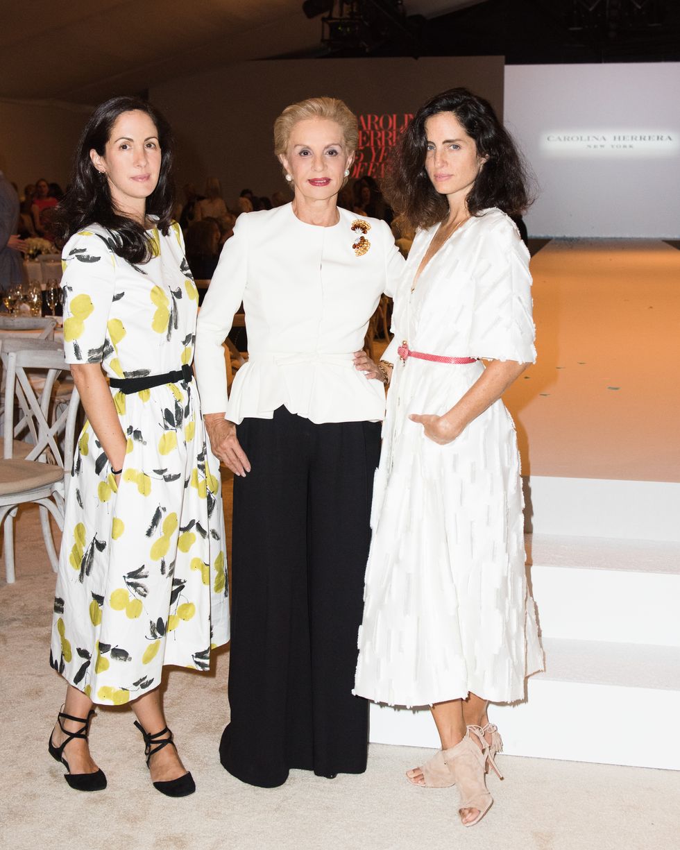 Carolina Herrera Brought Her Daughters To Dallas to Accept an Award