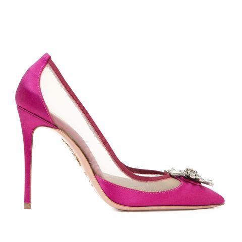Footwear, White, Pink, Magenta, Purple, Basic pump, High heels, Fashion, Beauty, Tan, 