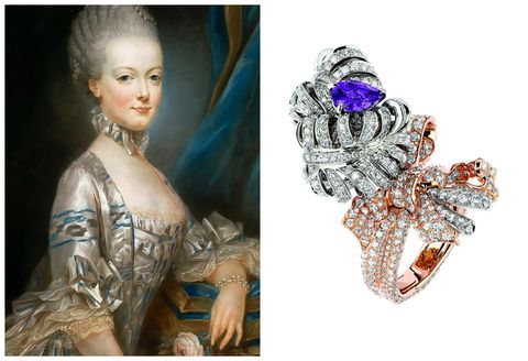<p>The lady of the house gets a ring that echoes her hairstyle.
</p><p><em data-redactor-tag="em"><strong data-redactor-tag="strong">Dior "Double Panache Saphir Rose" diamond, pink and purple sapphire, and white and pink gold ring</strong></em>
</p><p><em data-redactor-tag="em"><strong data-redactor-tag="strong">All prices on request, 800-929-DIOR</strong></em>
</p><p><em data-redactor-tag="em">This story appeared in the Fall/Winter 2016 Travel Issue.</em></p>