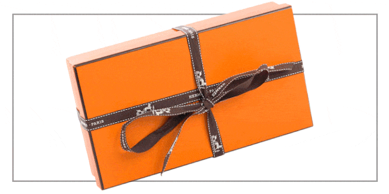 Accessories, Authentic Hermes Box And Ribbon