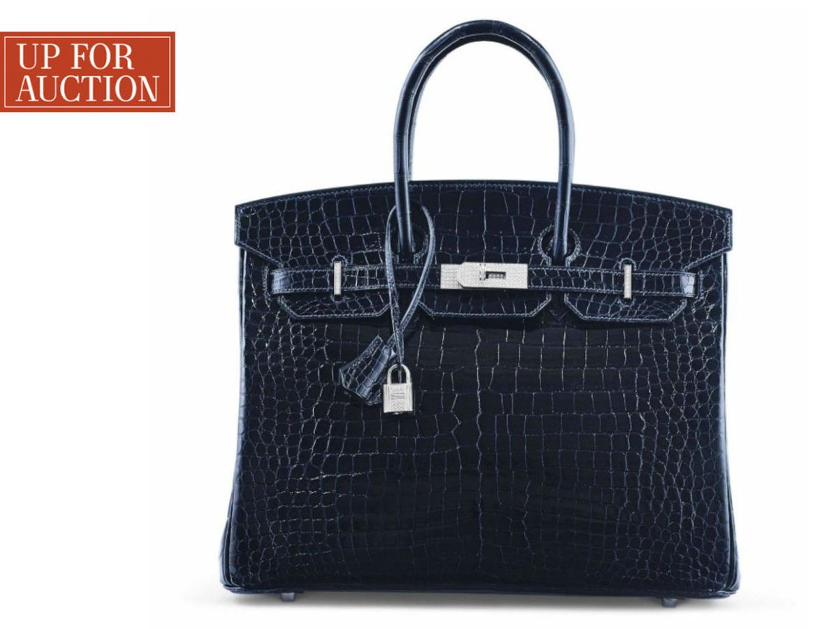 Crocodile skin designer Birkin bag sells for £162,500 at auction, smashing  the asking price