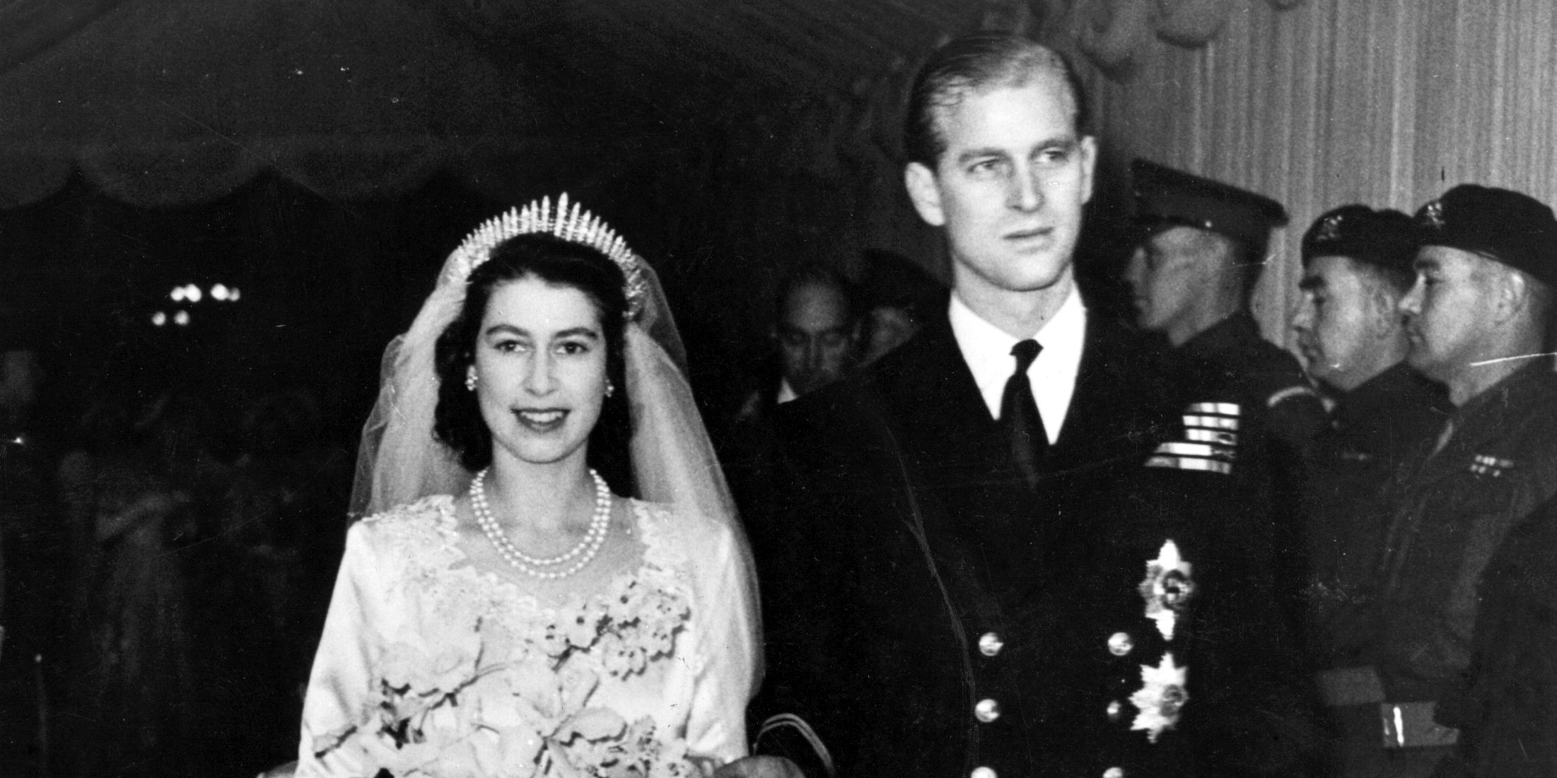 queen elizabeth and husband young