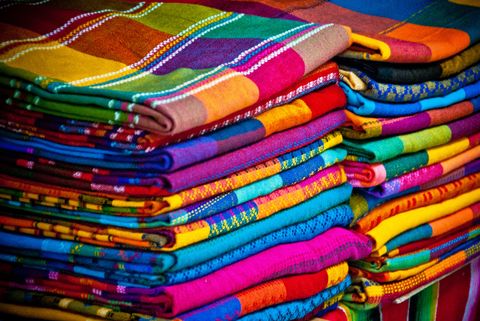 Textile, Colorfulness, Purple, Magenta, Close-up, Creative arts, Thread, Collection, Fiber, Woven fabric, 