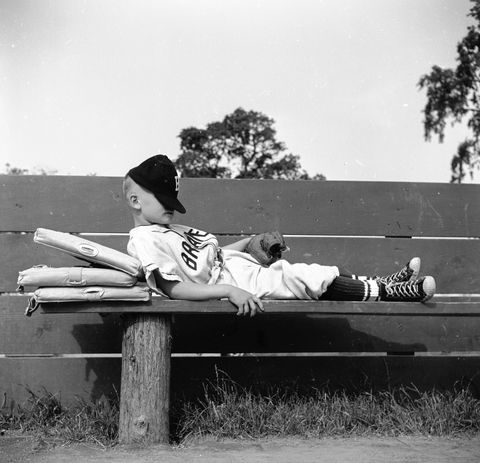 Elbow, Sitting, Outdoor furniture, Monochrome, Outdoor bench, Bench, Stock photography, Fedora, 