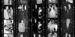 Photograph, Formal wear, Monochrome, Monochrome photography, Black-and-white, Collage, Collection, Vintage clothing, Ceremony, Tuxedo, 