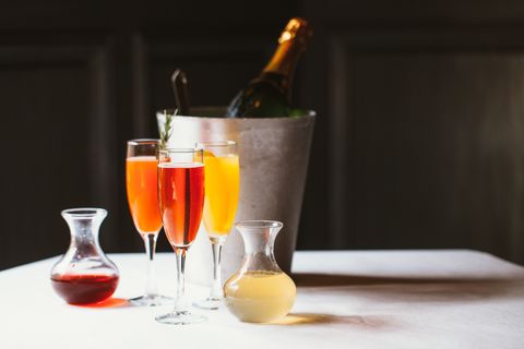 festive champagne cocktail recipes