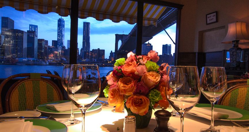romantic restaurants in new york with a view