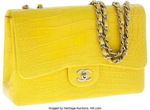 Yellow, Bag, Chain, Fashion accessory, Font, Fashion, Shoulder bag, Luggage and bags, Beige, Material property, Yellow, Bag, Chain, Fashion accessory, Font, Fashion, Shoulder bag, Luggage and bags, Beige, Material property,