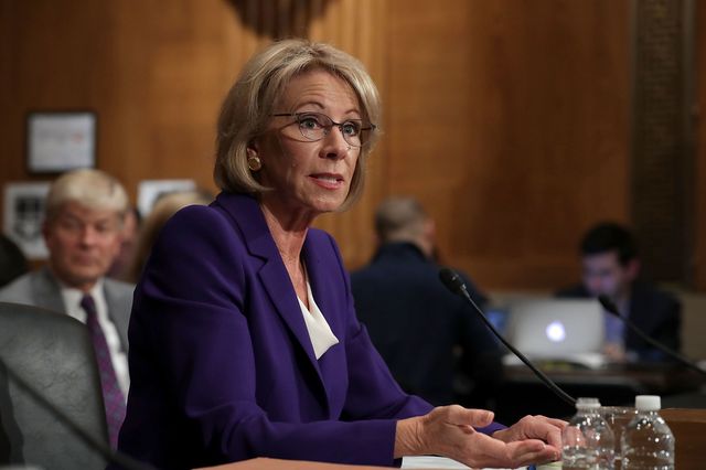 Senate Confirms Betsy Devos As Education Secretary Who Is Betsy Devos 9667