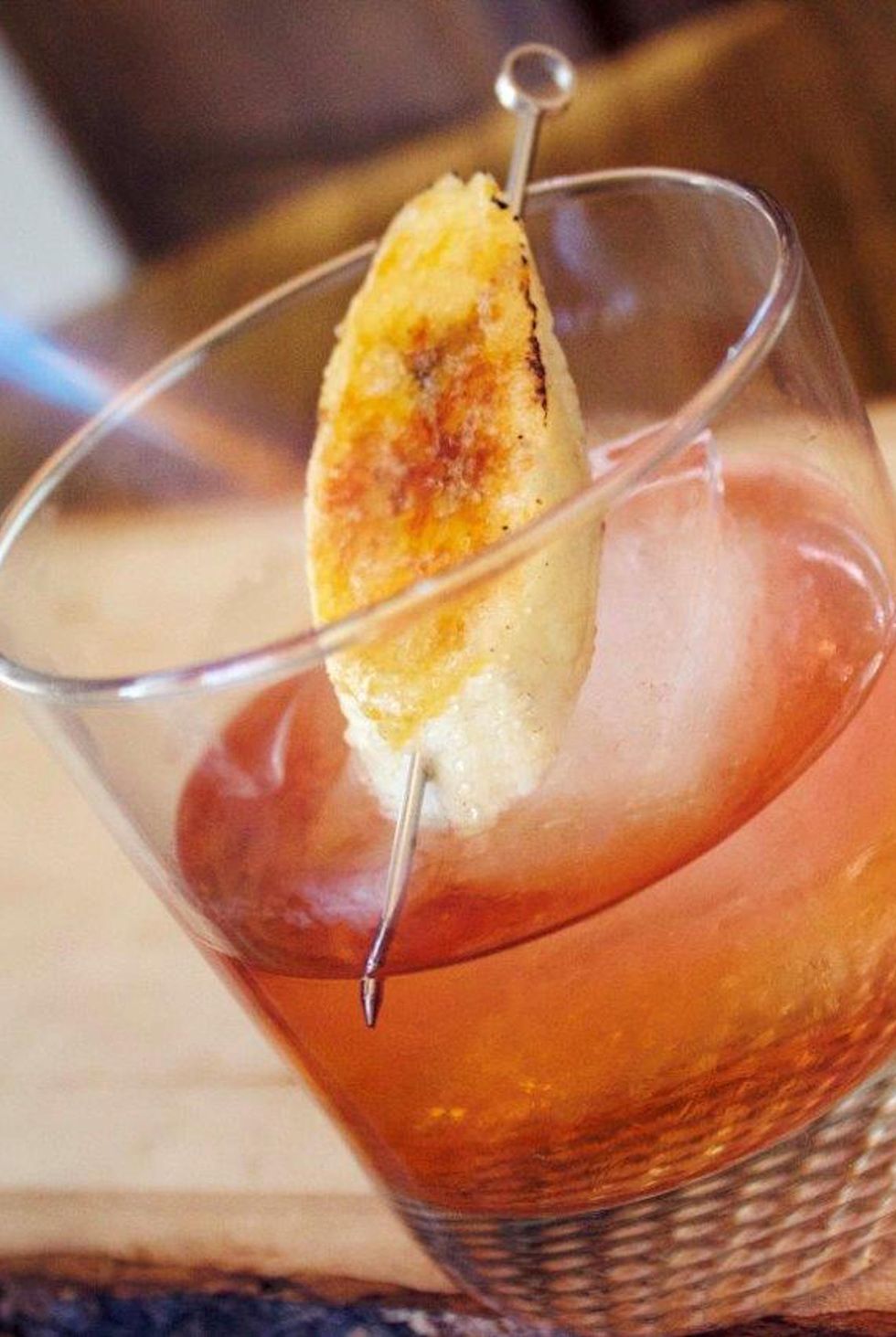 tequila old fashioned flame